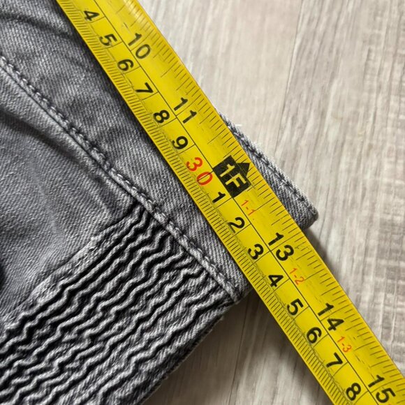 Isabel Marant Etoile Grey Moto Jeans - Picture 7 of 7